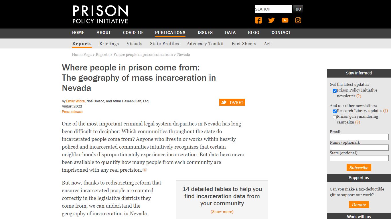 Where people in prison come from: The geography of mass incarceration ...